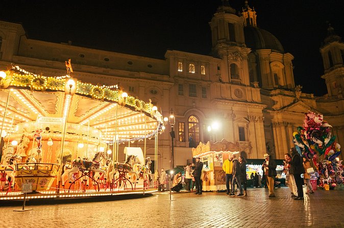 2h Xmas Lights Panoramic Vespa Sidecar Tour - Janiculum Hill and the view across Rome