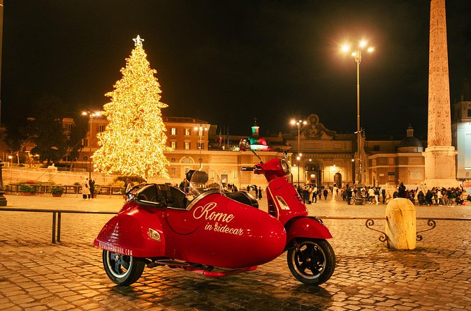 2h Xmas Lights Panoramic Vespa Sidecar Tour - What the ride feels like in practice