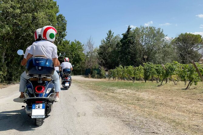 3 Hour Vespa Tour - The Charming Castles of Arcevia - Piticchio: narrow lanes and wide valley views