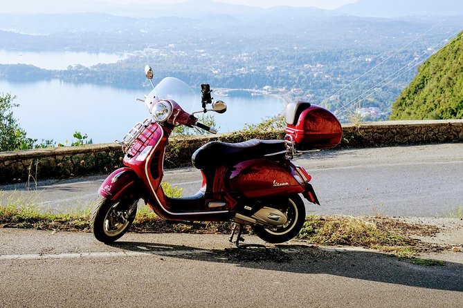 Above & Beyond Palaiokastritsa Corfu Vespa Scooter Tour - Returning through Corfu’s old city