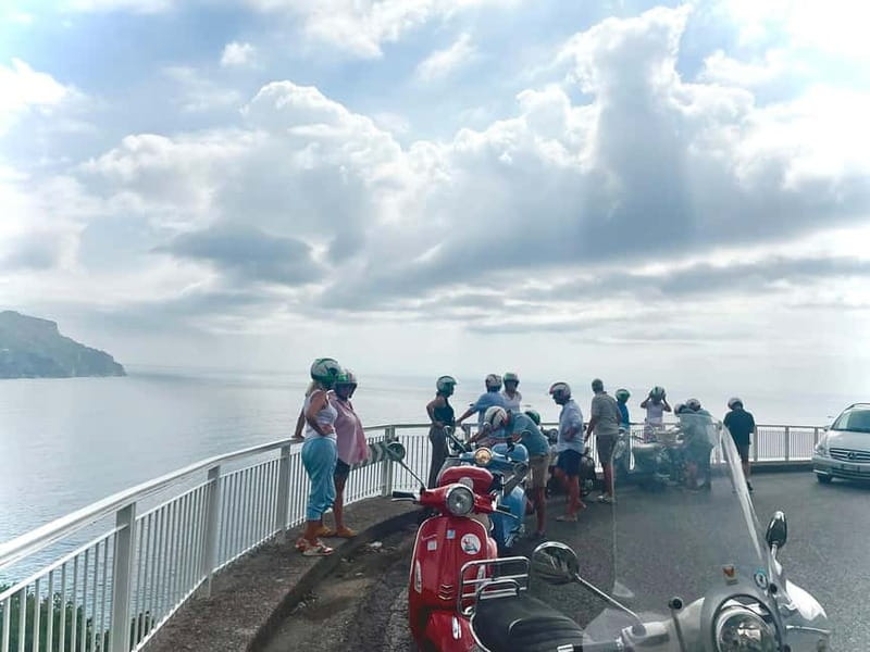 Amalfi Coast: Vespa Tour of Amalfi, Ravello, and Positano - Emerald Grotto and the ceramic factory