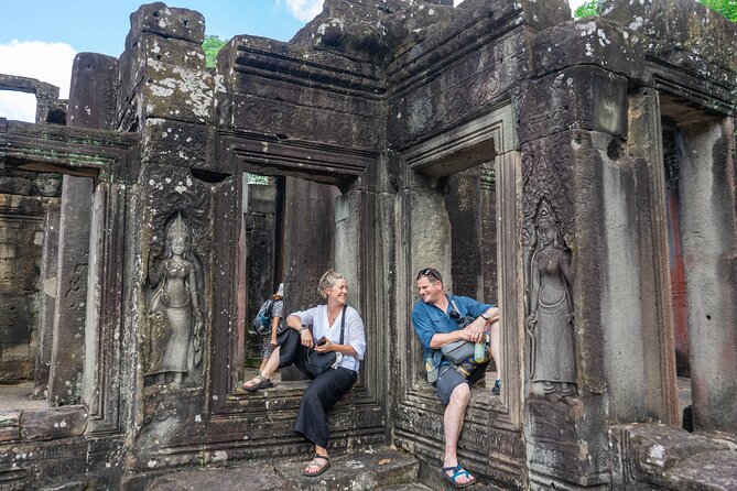 Angkor Adventure Vespa Tour / Tuk Tuk or Car - Angkor Thom, Bayon, and the stone faces