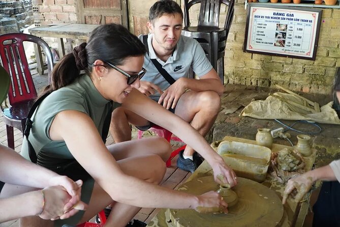 Bat Trang Ceramic Village Half-day Vespa Tour from Hanoi - Crossing Long Bien Bridge