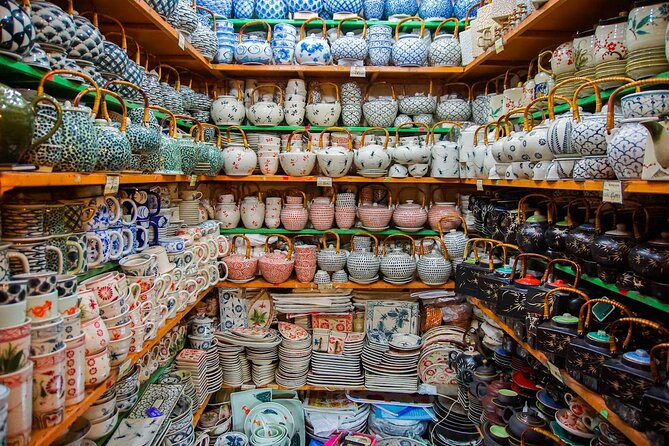 Bat Trang Ceramic Village Half-day Vespa Tour from Hanoi - Making a cup, bowl, or plate