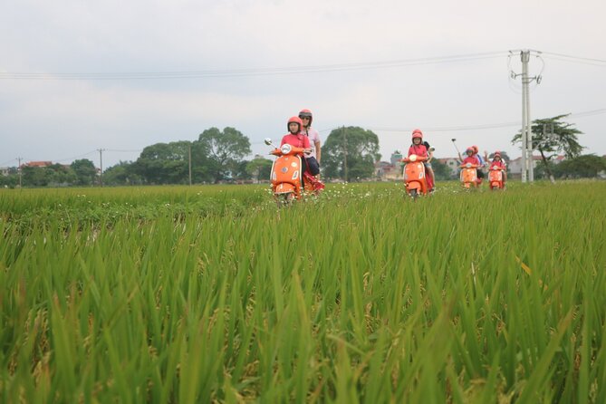 Beautiful Female Riders Vespa Red River Countryside Tour 5 Hours - Key points before you book