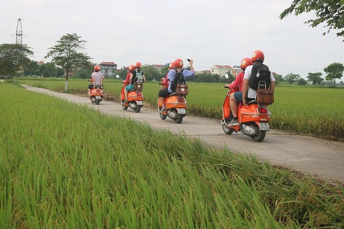 Beautiful Female Riders Vespa Red River Countryside Tour 5 Hours - What the five-hour schedule really means