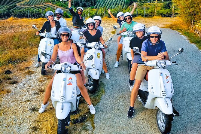 Chianti Vespa Adventure – Small Group from Florence - Riding the Chianti roads near Greve and Radda