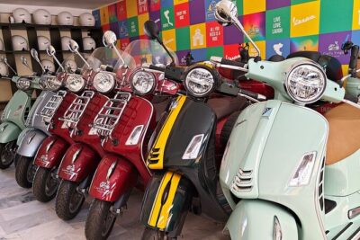 Corfu 300cc Vespa Scooter Rental