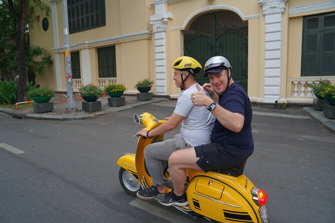 Dining Delights - Vintage Vespa Tour in Saigon - District 5 and the all-you-can-eat BBQ and seafood feast
