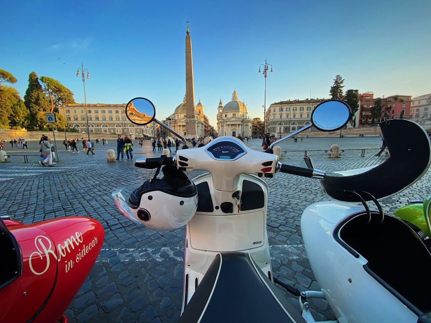 Evening Vespa Sidecar Tour with Gourmet Pizza Tasting - Trastevere and the Jewish Ghetto by Narrow Street
