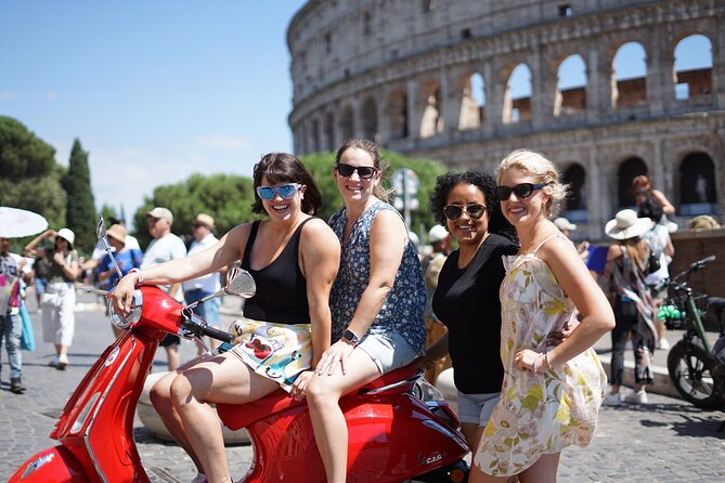 Explore Rome by Vespa With Pick up and Drop Off - Orange Garden views from the Aventine Hill