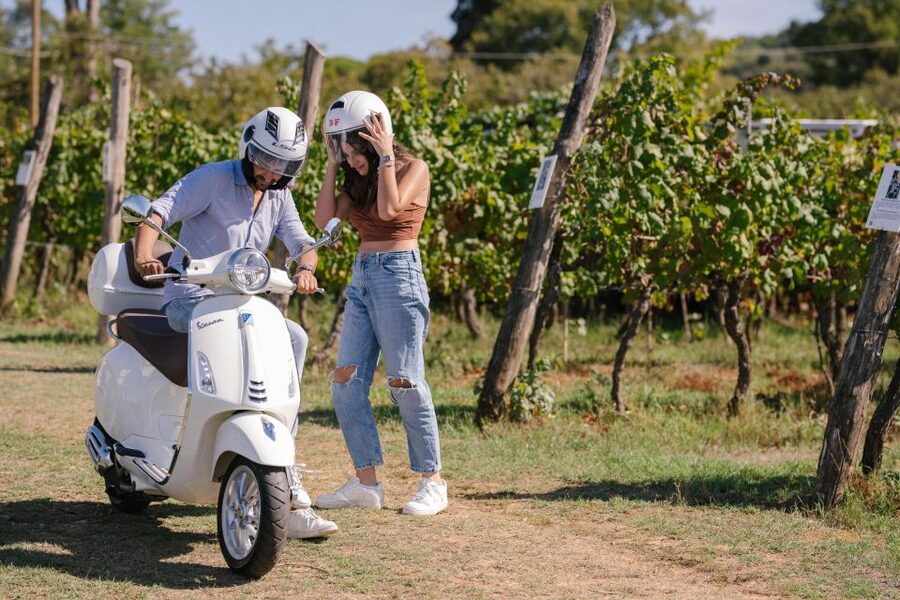Explore the Rolling Hills of Lucca on a Vespa 125 Primavera - The view over Massaciuccoli Lake