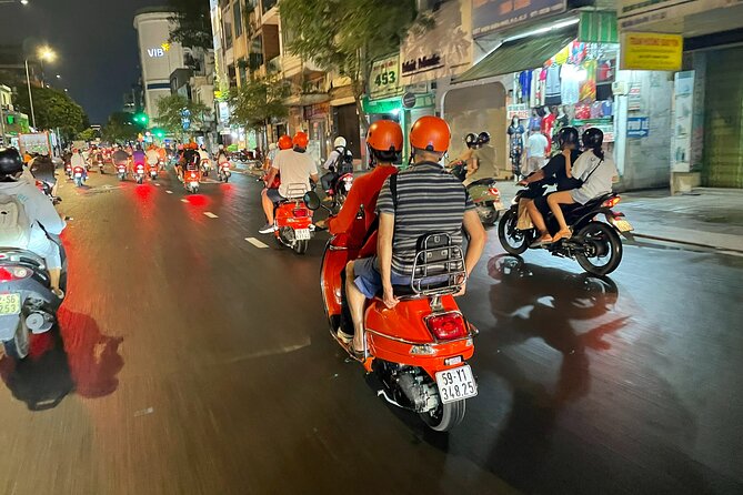 Female Riders Vespa Night Street Food + Train Street food 4 Hours - Egg coffee beside Hanoi Train Station
