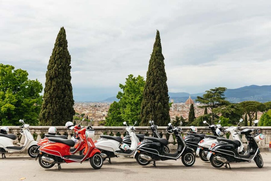 From Florence: Tuscan Countryside Vespa Tour with Tastings - The Ride Back Into Florence