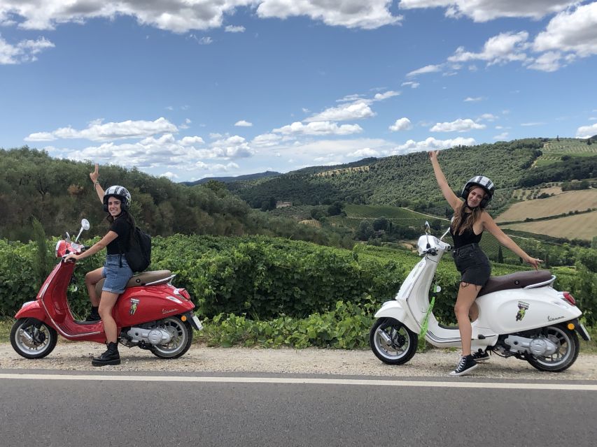 From San Gimignano: Chianti Half-Day Vespa Tour with Lunch - The route through vineyards and cypress roads
