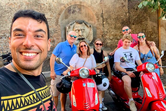 Guided Vespa Tour of Rome – Ride a Vespa with a Local Guide - Fontanone and the best Vespa photo