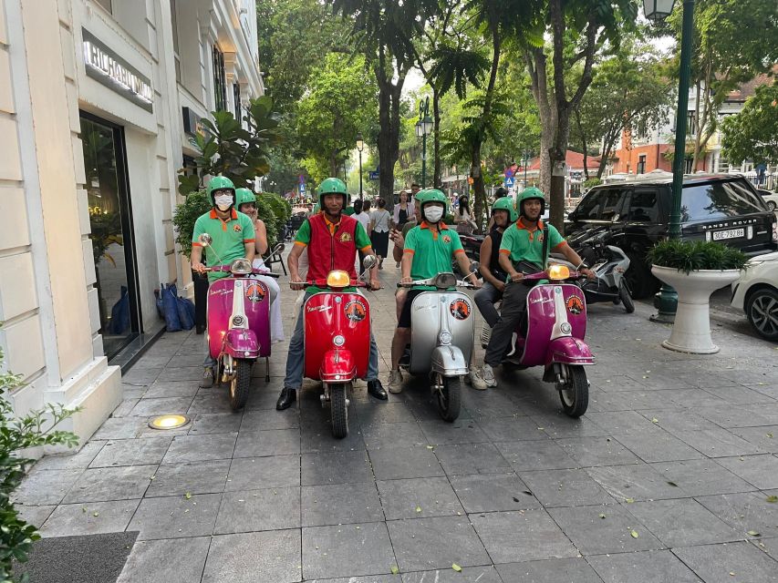 Hanoi 4.5-Hour Vespa Tour city tour - West Lake, Truc Bach Lake, and the John McCain monument