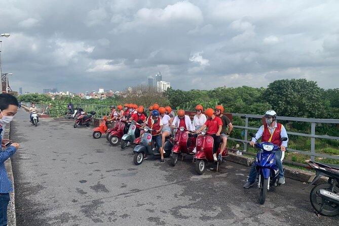 Hanoi Back Streets Vespa Tours: Hanoi Insider Vintage Vespa Tour - Huu Tiep Lake and the downed B-52