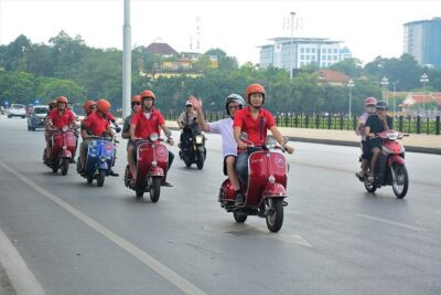 Hanoi Back Streets Vespa Tours: Hanoi Vintage Vespa Tours City