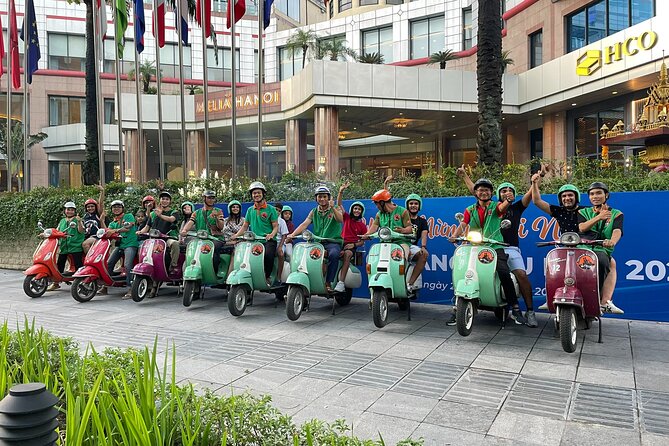 Hanoi Vespa After Dark Street Food Tour -Hidden Gem-Train Street - Pho variations around Truc Bach