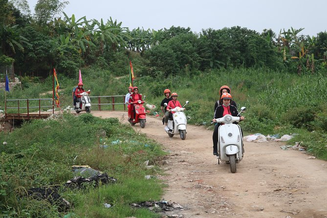 Hanoi Vespa Countryside Tour With Female Ao Dai Riders Half Day - Lunch, egg coffee, and the food side of the day