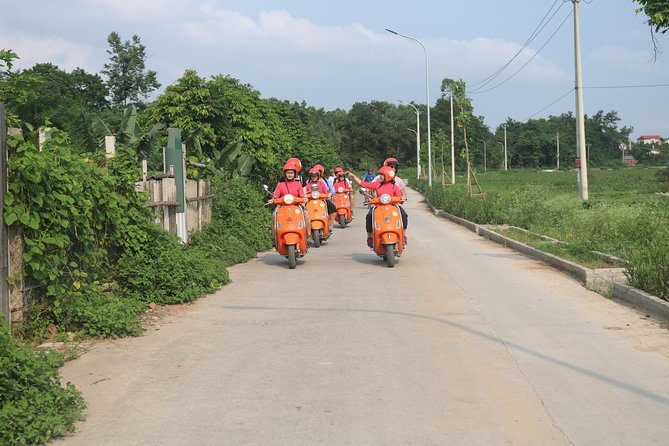 Hanoi Vespa Full Day City & Countryside with Female Ao Dai Riders - Ba Dinh Square and An Duong Market