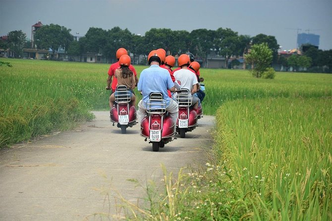 Hanoi Vespa Tours: Full Day Hanoi City & Countryside Vespa Tours - Three hours around Co Loa and Red River farms