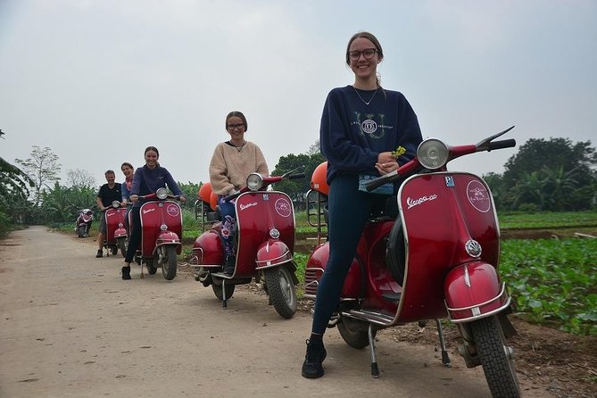Hanoi Vespa Tours: Full Day Hanoi City & Countryside Vespa Tours - Huu Tiep Lake and the downed B-52