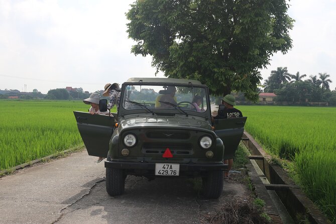 Hanoi Vespa Tours: Hanoi Countryside Vintage Vespa Tours - Crossing Long Bien Bridge over the Red River