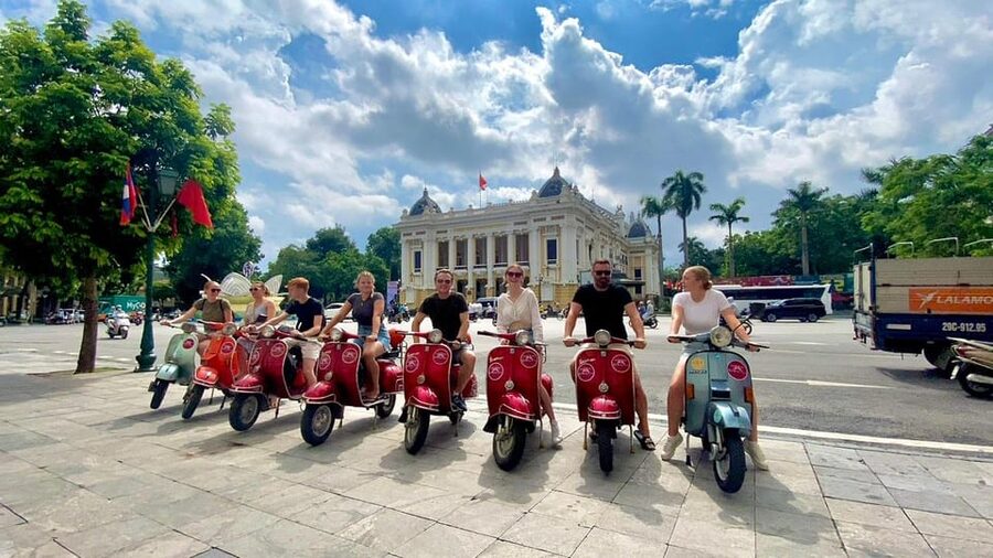 Hanoi Vintage Vespa Tours: A Half-Day Countryside Adventure - Fruit, sugarcane juice, and a lotus lake