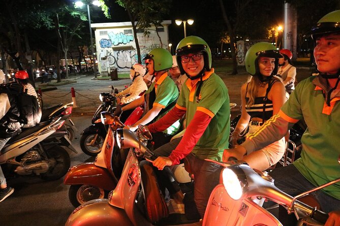 Hoi An Vespa By Night Street Food Tour - Starting with Banh Can at a central Hoi An café