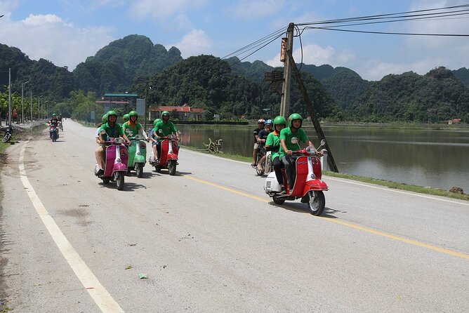 Hoi An Vespa Tour Rural Villages Experience - Leaving Hoi An’s old town by Vespa