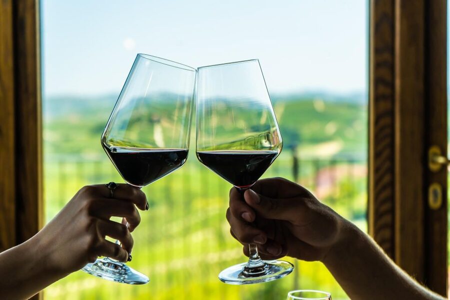 LANGHE : Vespa Tour to the Wine Region of Barolo - Starting near Pollentia and getting ready to ride