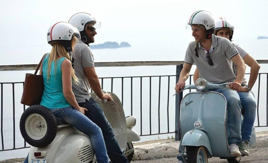 Naples/Sorrento/Positano: Private Amalfi Coast Tour by Vespa - The first coastal ride and Positano