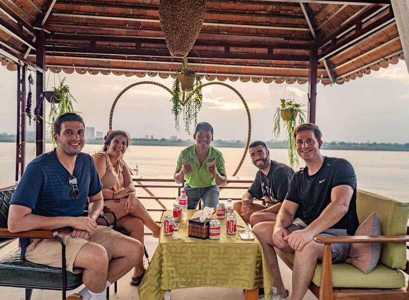 Phnom Penh Silk Island Sunset Vespa Tour / Tuk Tuk Available - The 3 pm departure and ferry crossing