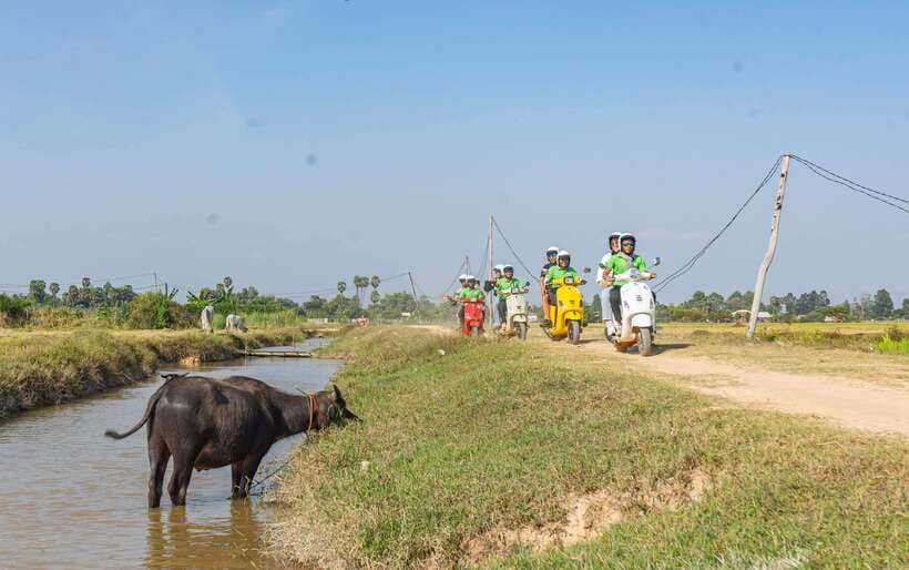 Phnom Penh: Silk Island Tour by Vespa with Tuk Tuk Available - Tofu skin production in a family workshop