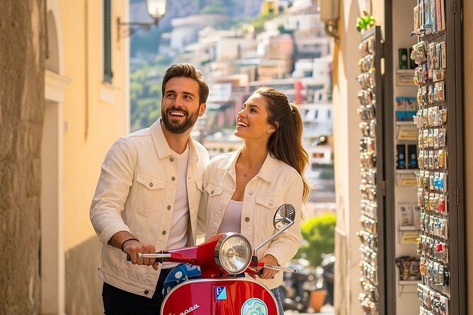Private audio-guided Amalfi Coast Vespa Tour with driver - Panoramic terraces give you the wide coastal view