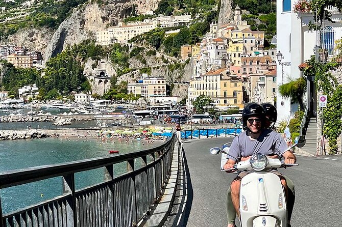 Private Vespa scooter Adventure on the Amalfi Coast - Fiordo di Furore is a memorable roadside pause