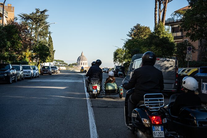 Private Vespa Sidecar Tour with Hotel Pickup - Starting at the Colosseum