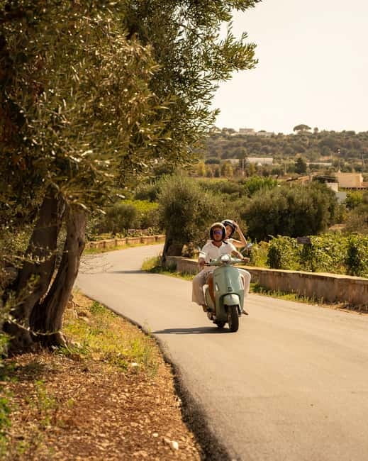 Puglia by Vespa: 3-Hour Tour of Polignano a Mare, Conversano, and Monopoli - One Vespa for two people changes the experience