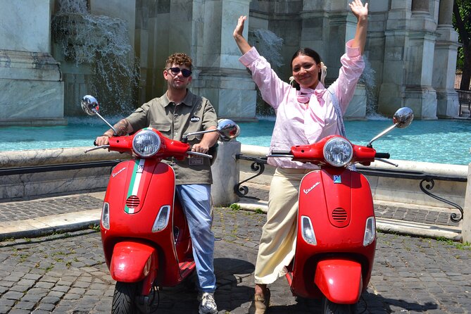 Roma Vespa Tour & Traditional Roman Food and Extras - Gianicolo Terrace, Garibaldi, and the Roman view