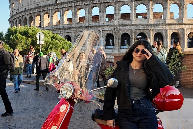 Roma Vespa Tour & Traditional Roman Food and Extras - Starting near the Colosseum at Via del Monte Oppio
