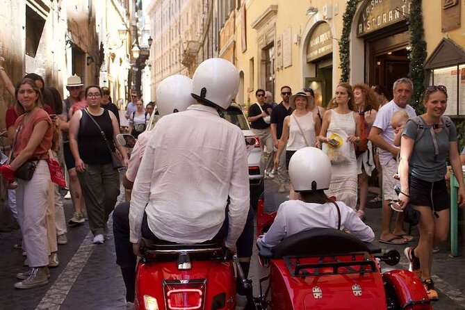 Rome 3 hours Vespa Sidecar Private Tour with Gelato - Why a Vespa sidecar works well in Rome