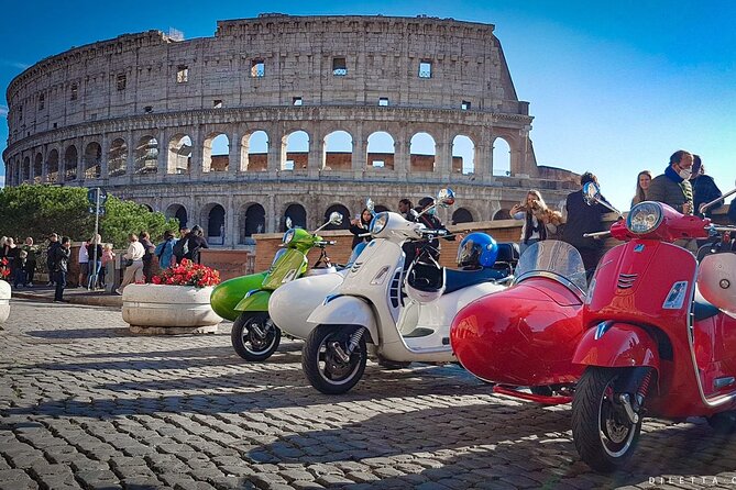 Rome Afternoon Sightseeing Vespa Sidecar Tour with Gourmet Gelato - Piazza Navona and Bernini’s fountains