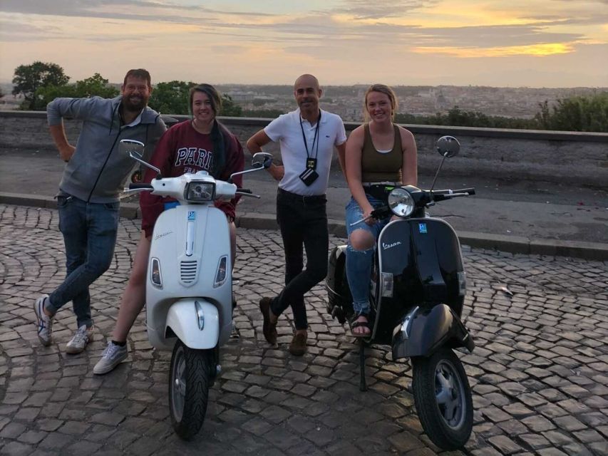 Rome by Night Vespa Tour With Driver/Private Guide - Who should book this evening ride?