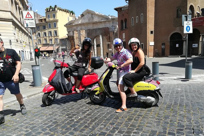 Rome by Vespa Semi Private Tour | MAX 6 PEOPLE GUARANTEED - The Pyramid of Cestius and Porta Ostiense