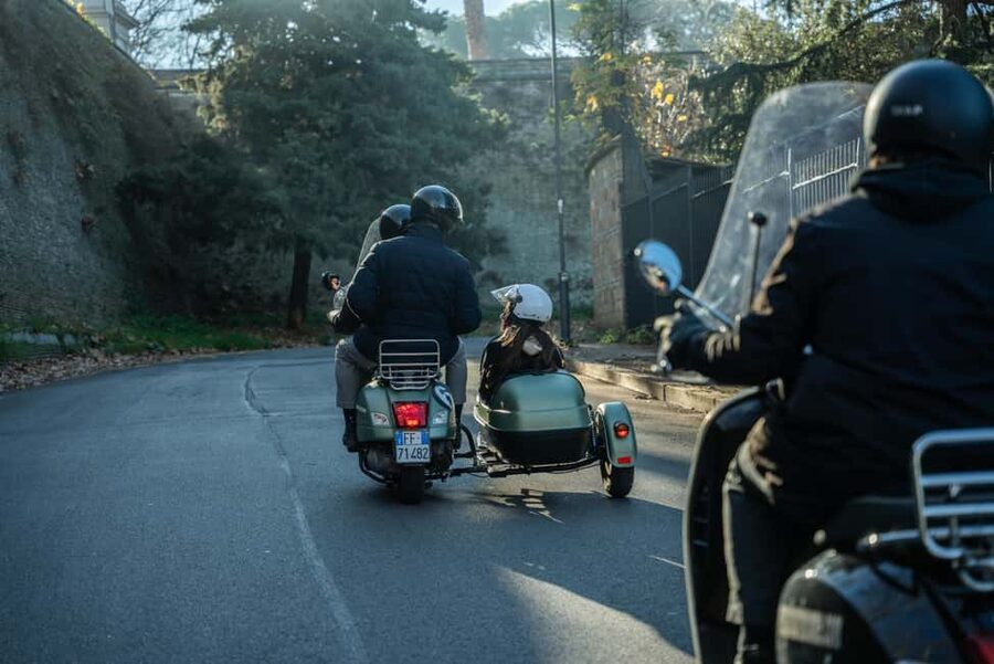 Rome: Evening Vespa Sidecar City Tour - The Colosseum after the crowds thin
