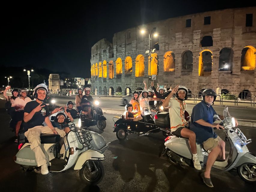 Rome: Highlights Vespa Sidecar Tour with Coffee and Gelato - Key points at a glance