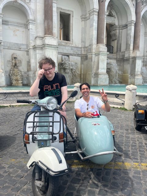 Rome: Highlights Vespa Sidecar Tour with Coffee and Gelato - Aventine Hill and the Orange Tree Garden