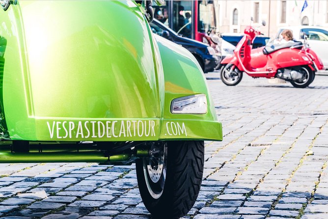 Rome Morning Vespa Sidecar Tour in Rome with Cappuccino - Why a Vespa sidecar works so well in Rome